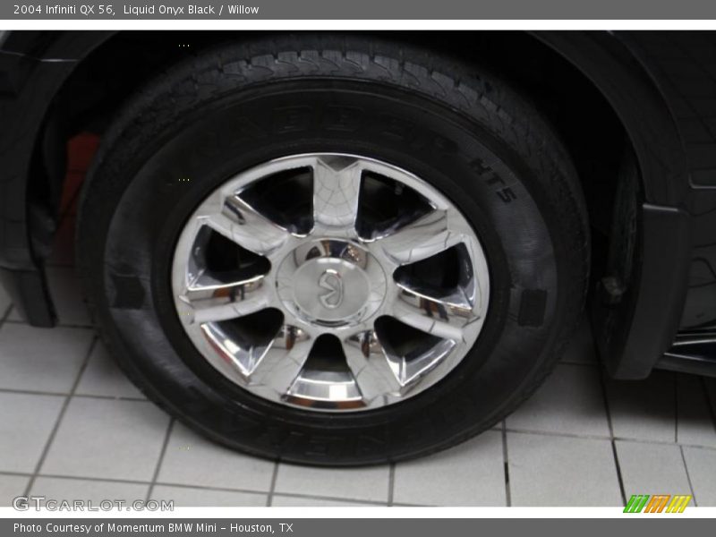 Liquid Onyx Black / Willow 2004 Infiniti QX 56
