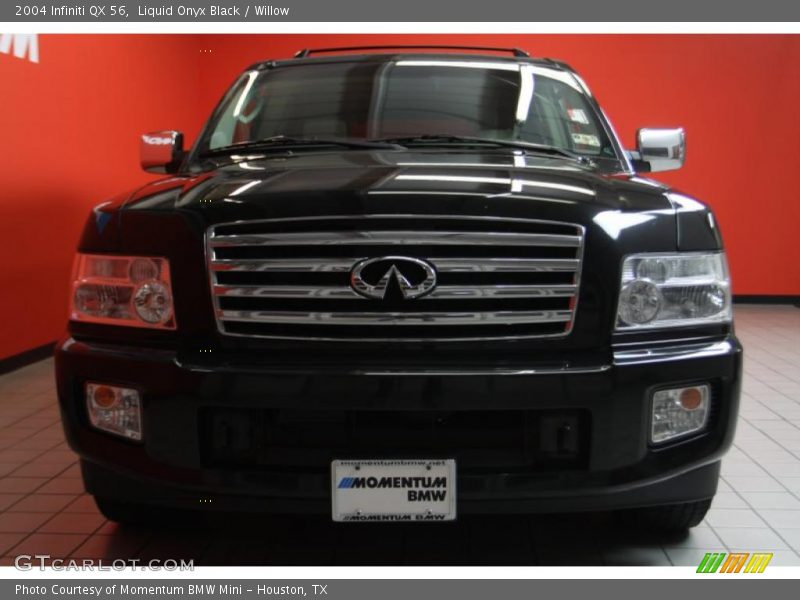 Liquid Onyx Black / Willow 2004 Infiniti QX 56