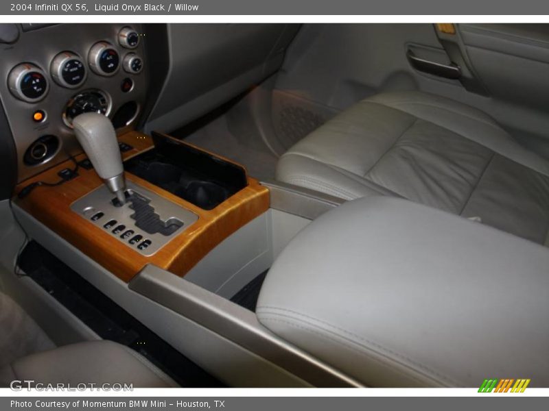Liquid Onyx Black / Willow 2004 Infiniti QX 56
