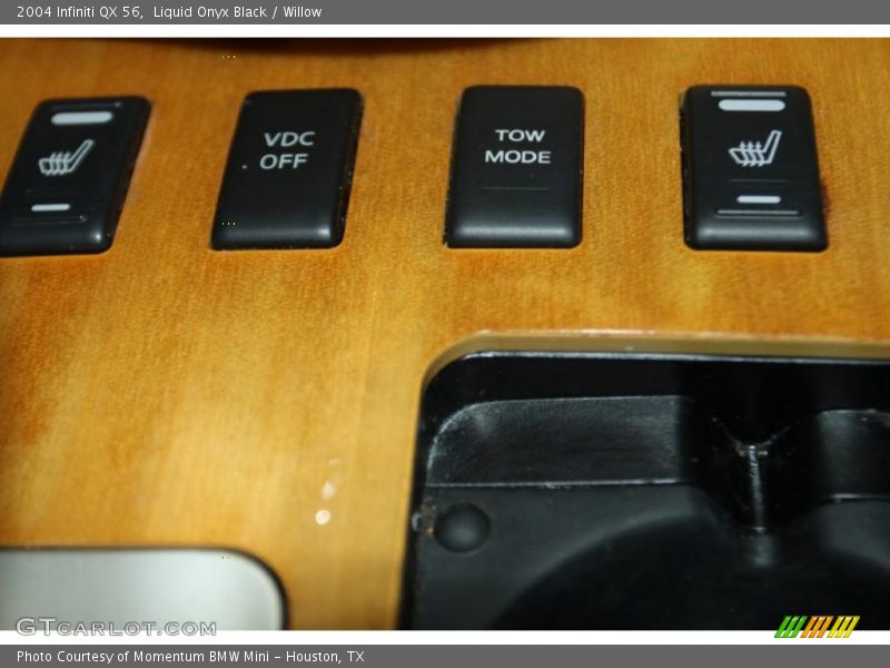 Liquid Onyx Black / Willow 2004 Infiniti QX 56