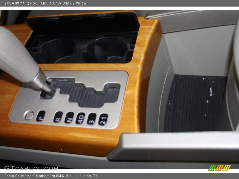 Liquid Onyx Black / Willow 2004 Infiniti QX 56