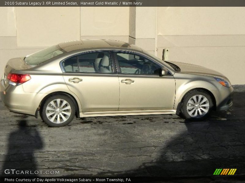 Harvest Gold Metallic / Warm Ivory 2010 Subaru Legacy 3.6R Limited Sedan