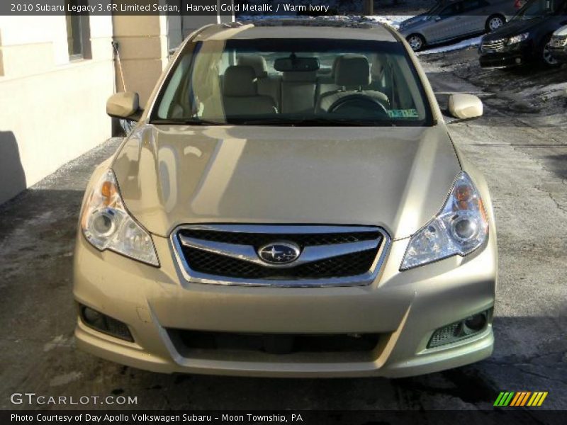 Harvest Gold Metallic / Warm Ivory 2010 Subaru Legacy 3.6R Limited Sedan