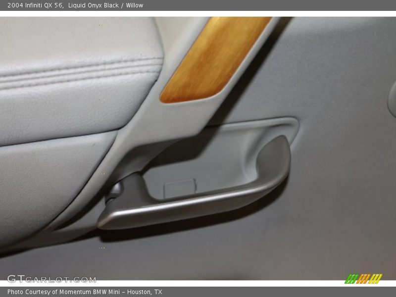 Liquid Onyx Black / Willow 2004 Infiniti QX 56