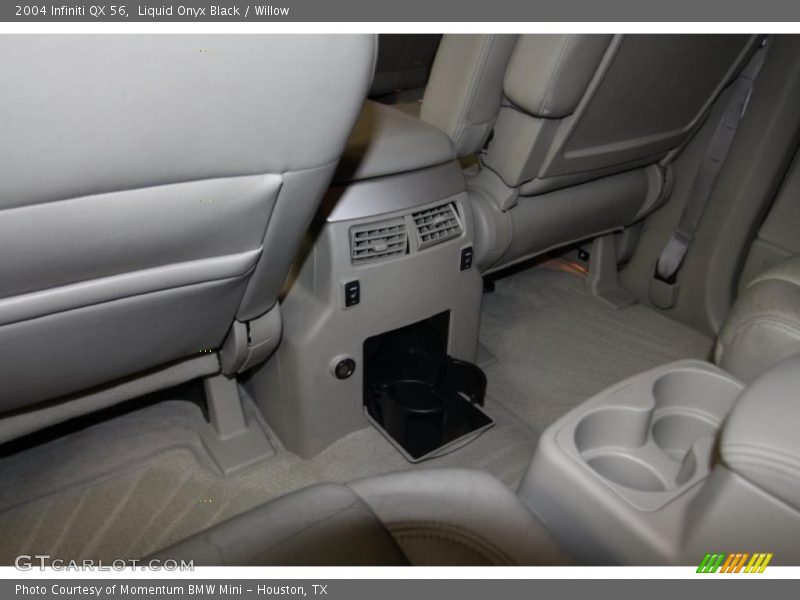 Liquid Onyx Black / Willow 2004 Infiniti QX 56