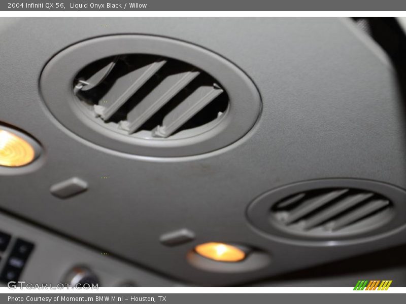 Liquid Onyx Black / Willow 2004 Infiniti QX 56