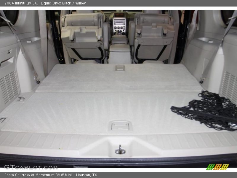 Liquid Onyx Black / Willow 2004 Infiniti QX 56