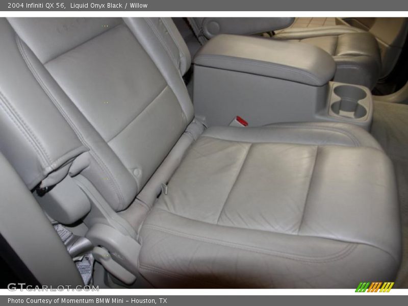 Liquid Onyx Black / Willow 2004 Infiniti QX 56