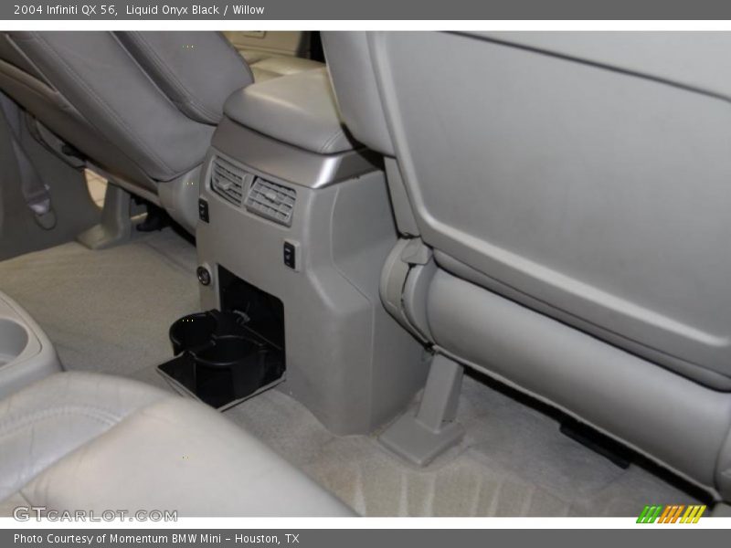 Liquid Onyx Black / Willow 2004 Infiniti QX 56