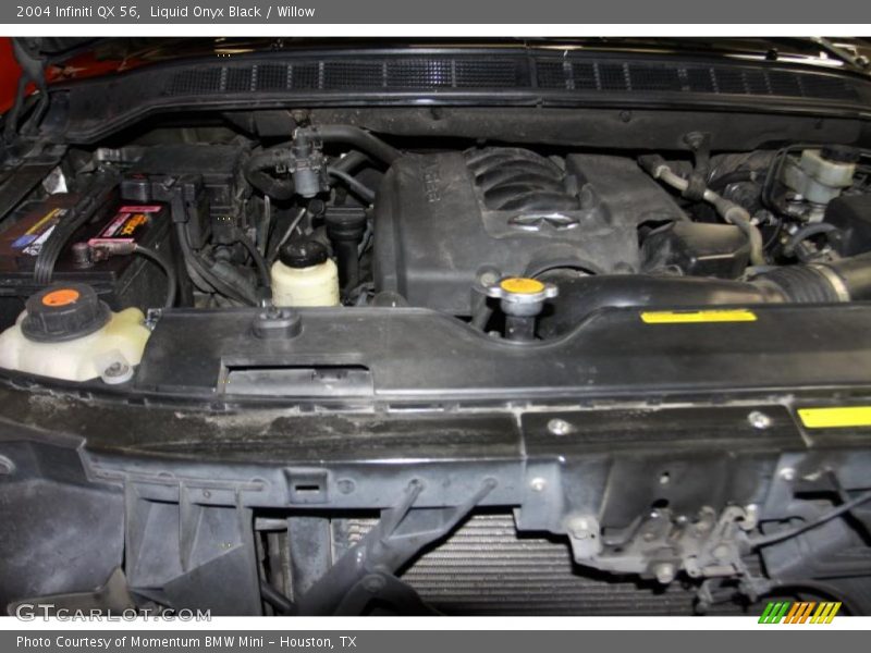 Liquid Onyx Black / Willow 2004 Infiniti QX 56