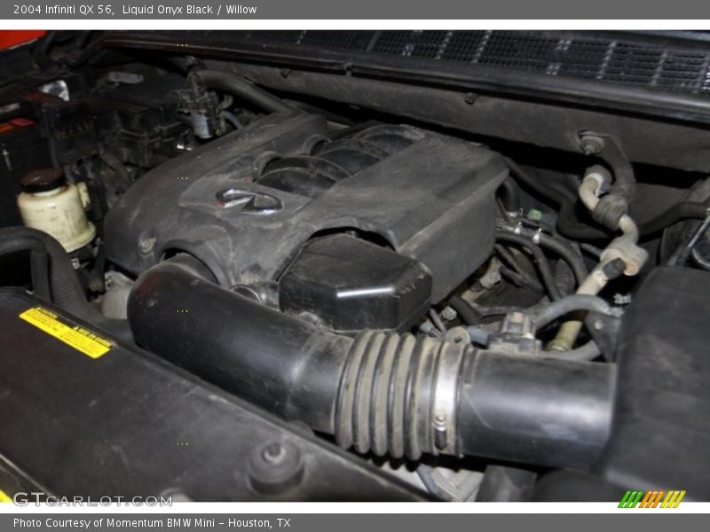 Liquid Onyx Black / Willow 2004 Infiniti QX 56