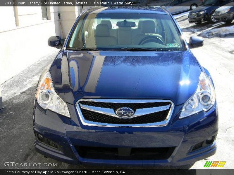 Azurite Blue Metallic / Warm Ivory 2010 Subaru Legacy 2.5i Limited Sedan