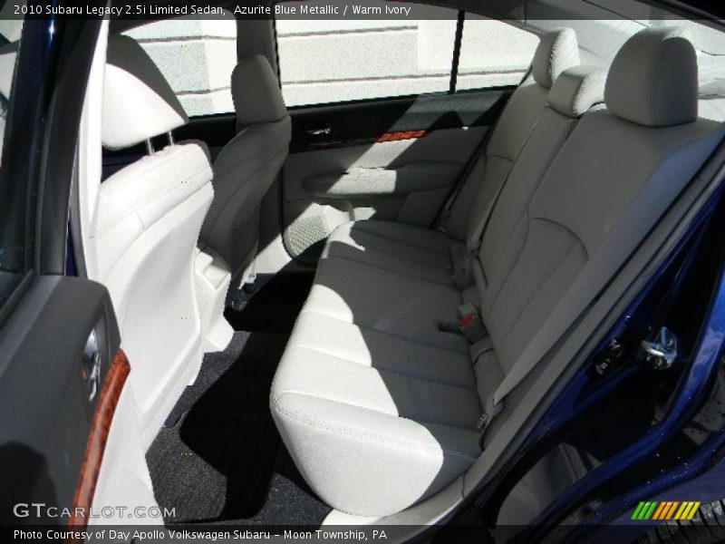 Azurite Blue Metallic / Warm Ivory 2010 Subaru Legacy 2.5i Limited Sedan
