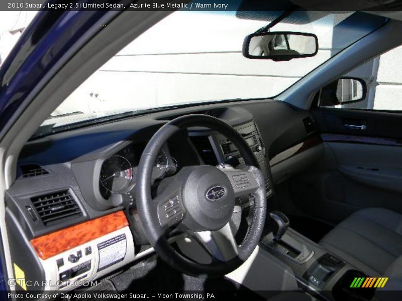 Azurite Blue Metallic / Warm Ivory 2010 Subaru Legacy 2.5i Limited Sedan