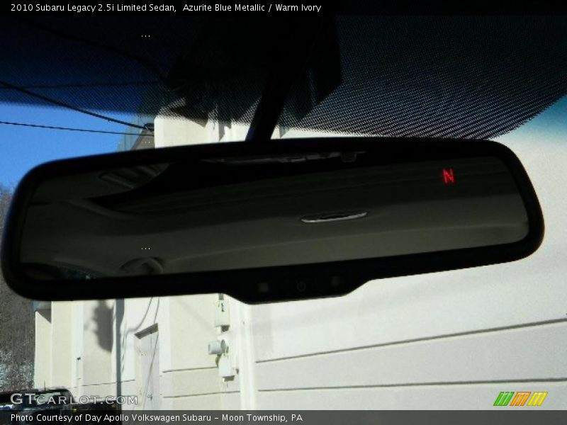 Azurite Blue Metallic / Warm Ivory 2010 Subaru Legacy 2.5i Limited Sedan