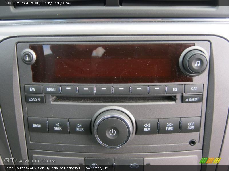 Berry Red / Gray 2007 Saturn Aura XE