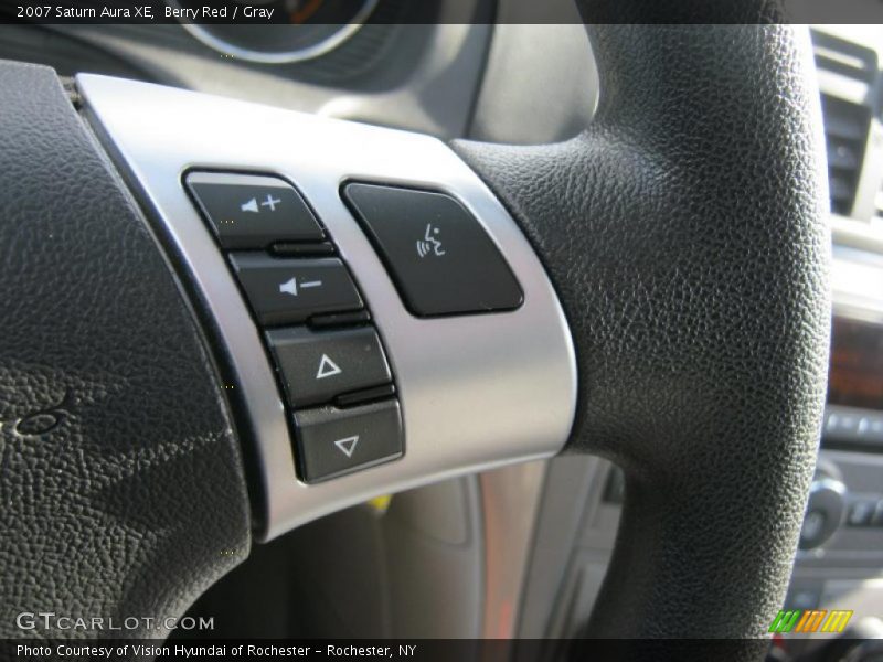 Berry Red / Gray 2007 Saturn Aura XE
