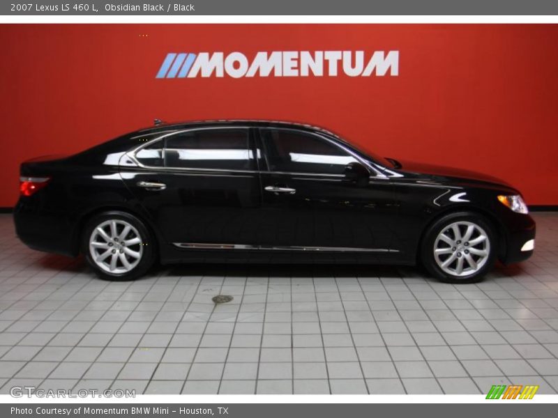 Obsidian Black / Black 2007 Lexus LS 460 L