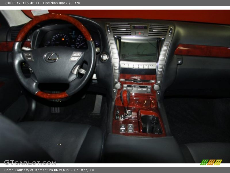 Obsidian Black / Black 2007 Lexus LS 460 L