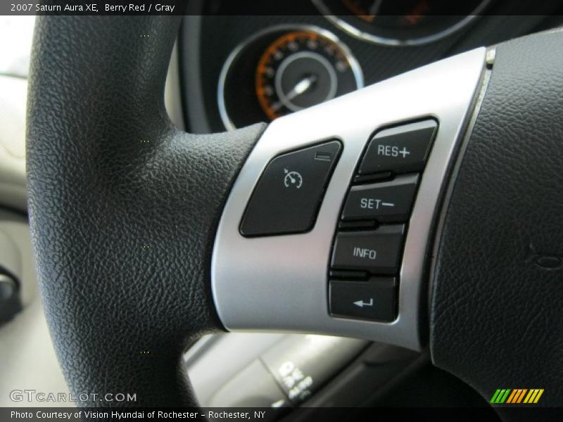 Berry Red / Gray 2007 Saturn Aura XE