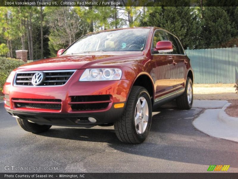Colorado Red Metallic / Pure Beige 2004 Volkswagen Touareg V6