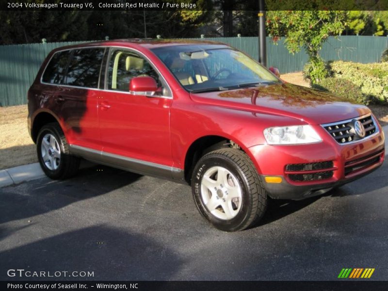 Colorado Red Metallic / Pure Beige 2004 Volkswagen Touareg V6