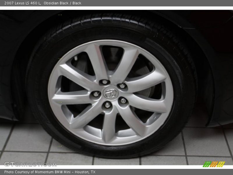 Obsidian Black / Black 2007 Lexus LS 460 L