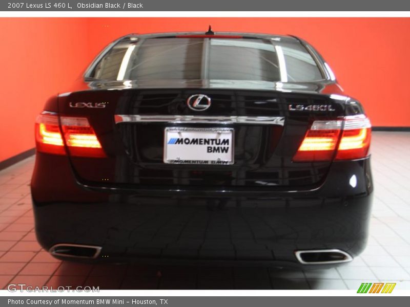 Obsidian Black / Black 2007 Lexus LS 460 L