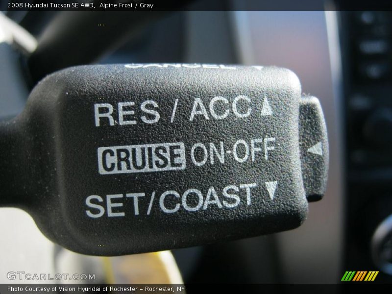 Alpine Frost / Gray 2008 Hyundai Tucson SE 4WD