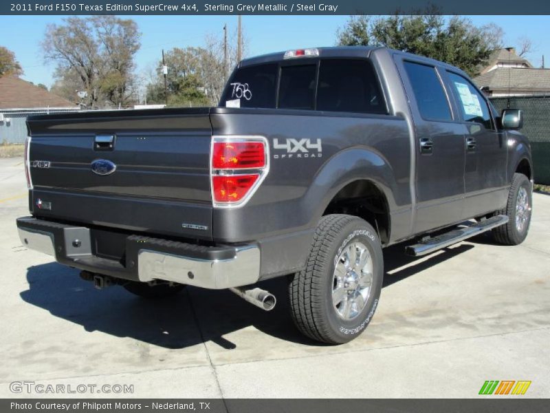 Sterling Grey Metallic / Steel Gray 2011 Ford F150 Texas Edition SuperCrew 4x4