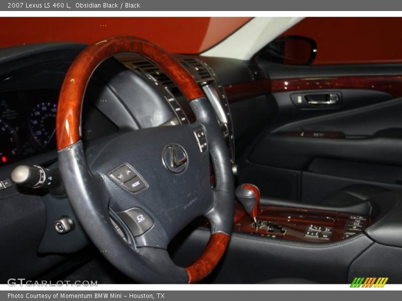 Obsidian Black / Black 2007 Lexus LS 460 L