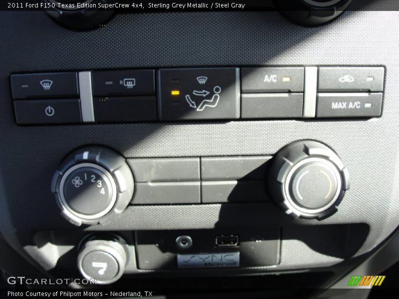 Sterling Grey Metallic / Steel Gray 2011 Ford F150 Texas Edition SuperCrew 4x4