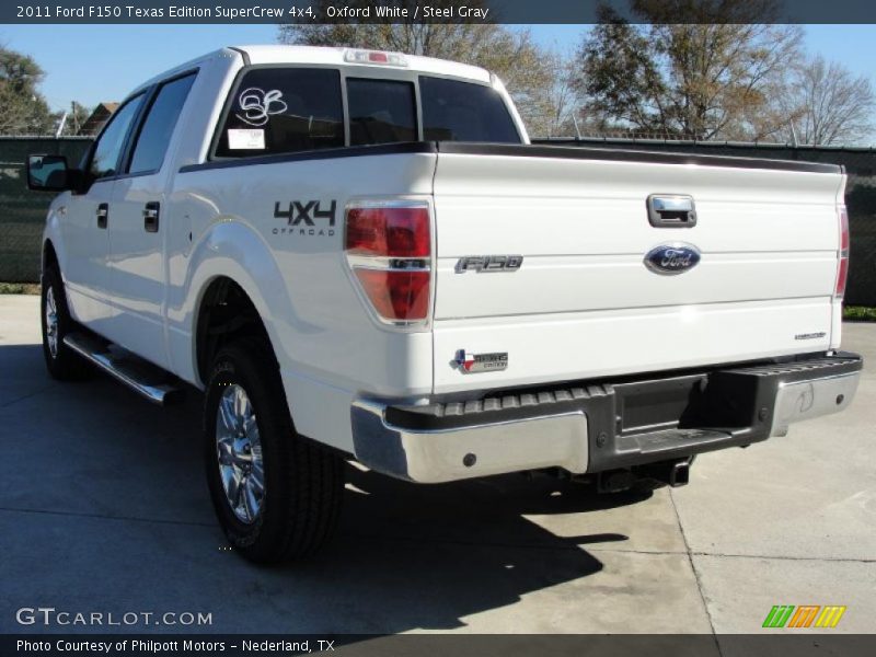 Oxford White / Steel Gray 2011 Ford F150 Texas Edition SuperCrew 4x4