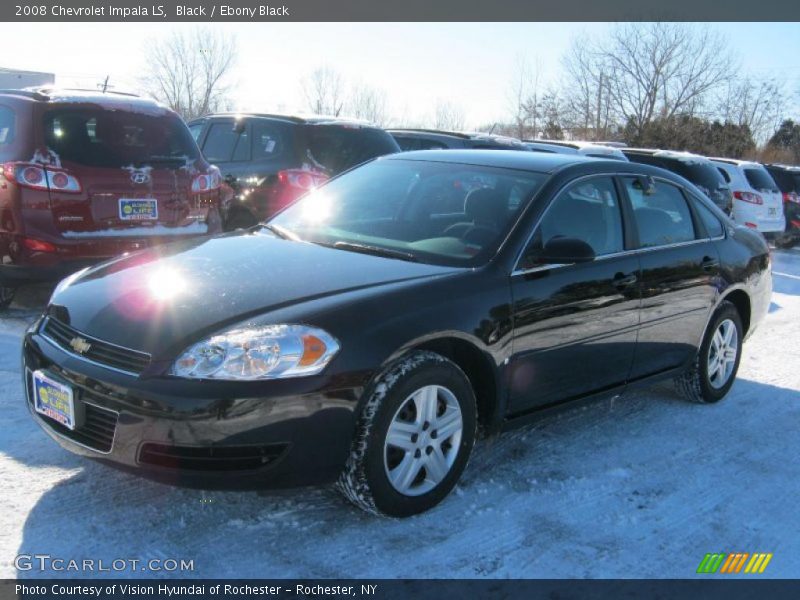 Black / Ebony Black 2008 Chevrolet Impala LS
