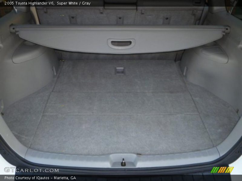 Super White / Gray 2005 Toyota Highlander V6