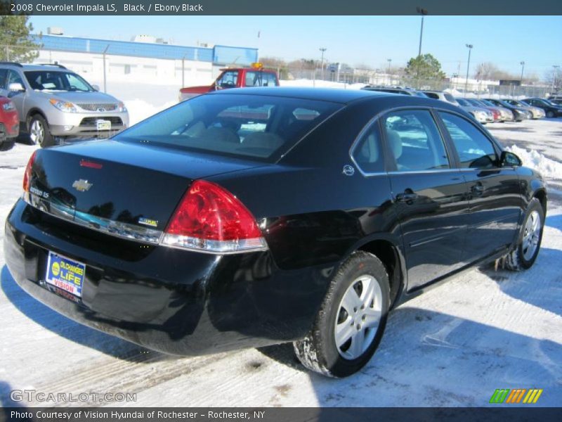 Black / Ebony Black 2008 Chevrolet Impala LS