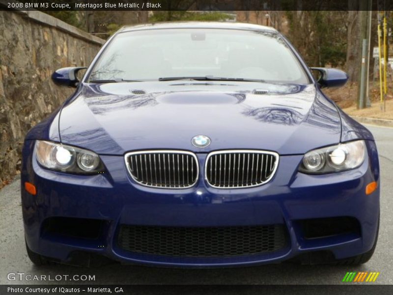 Interlagos Blue Metallic / Black 2008 BMW M3 Coupe