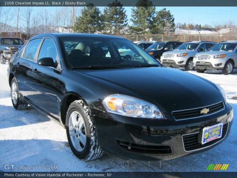 Black / Ebony Black 2008 Chevrolet Impala LS