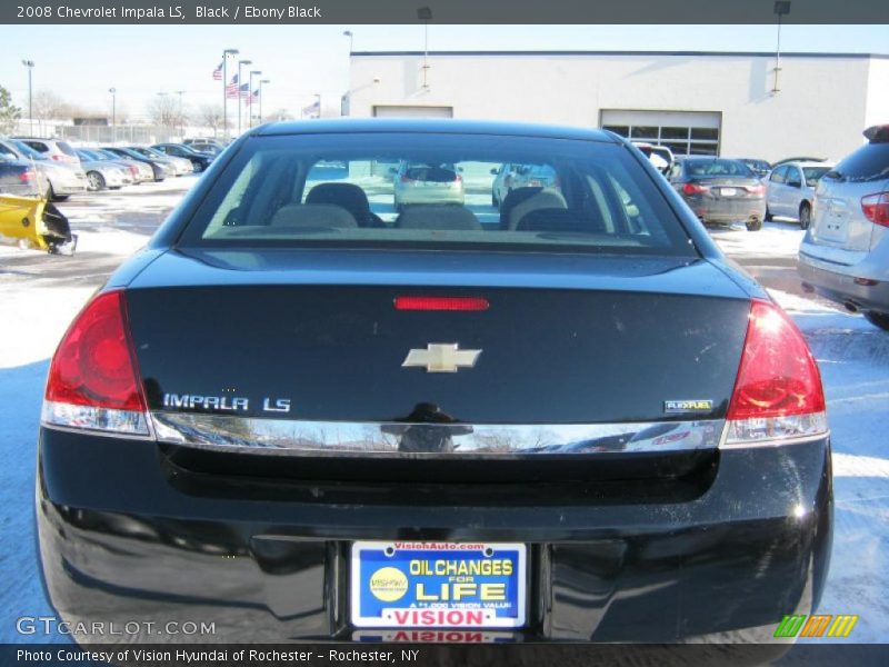 Black / Ebony Black 2008 Chevrolet Impala LS