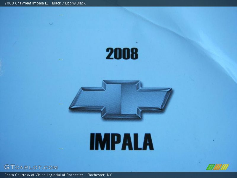 Black / Ebony Black 2008 Chevrolet Impala LS