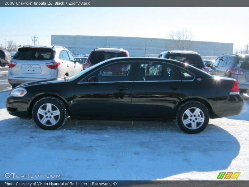 Black / Ebony Black 2008 Chevrolet Impala LS