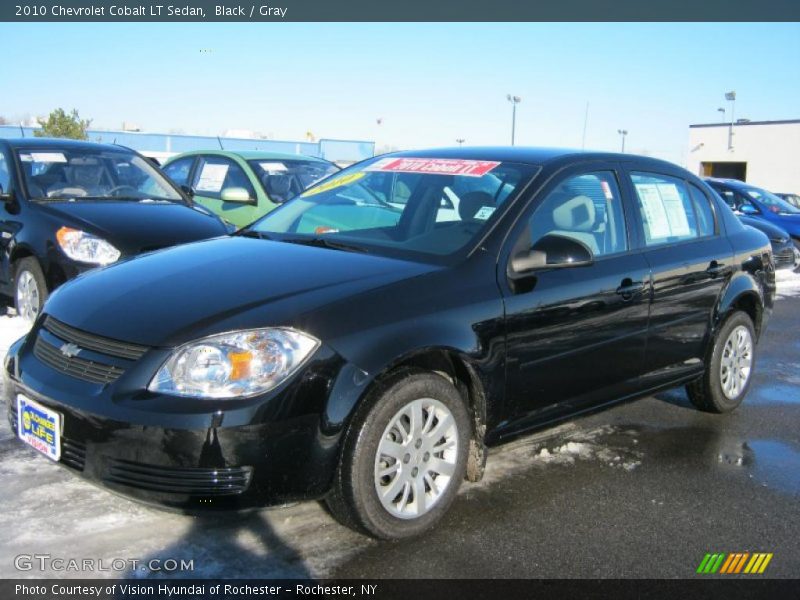 Black / Gray 2010 Chevrolet Cobalt LT Sedan