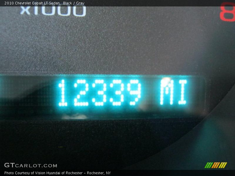 Black / Gray 2010 Chevrolet Cobalt LT Sedan