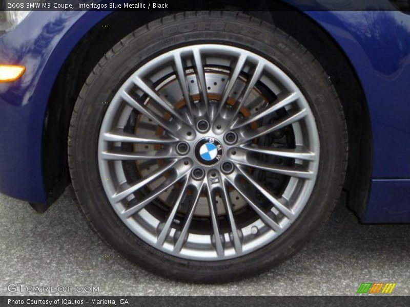 Interlagos Blue Metallic / Black 2008 BMW M3 Coupe