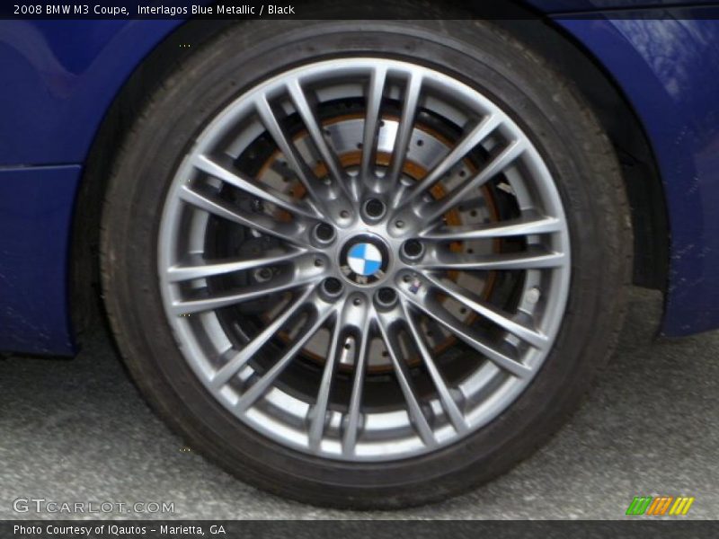 Interlagos Blue Metallic / Black 2008 BMW M3 Coupe