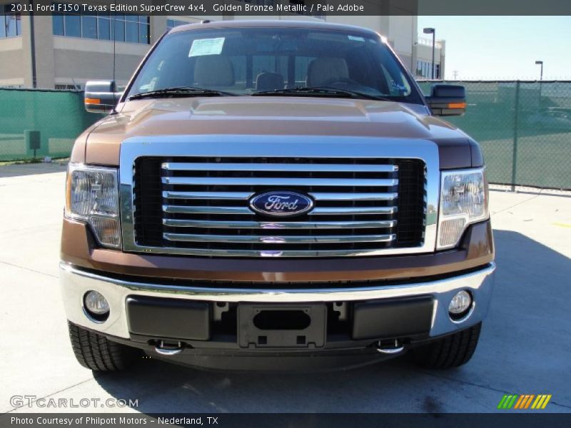 Golden Bronze Metallic / Pale Adobe 2011 Ford F150 Texas Edition SuperCrew 4x4