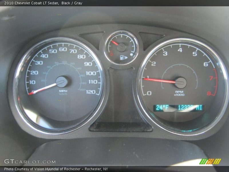 Black / Gray 2010 Chevrolet Cobalt LT Sedan