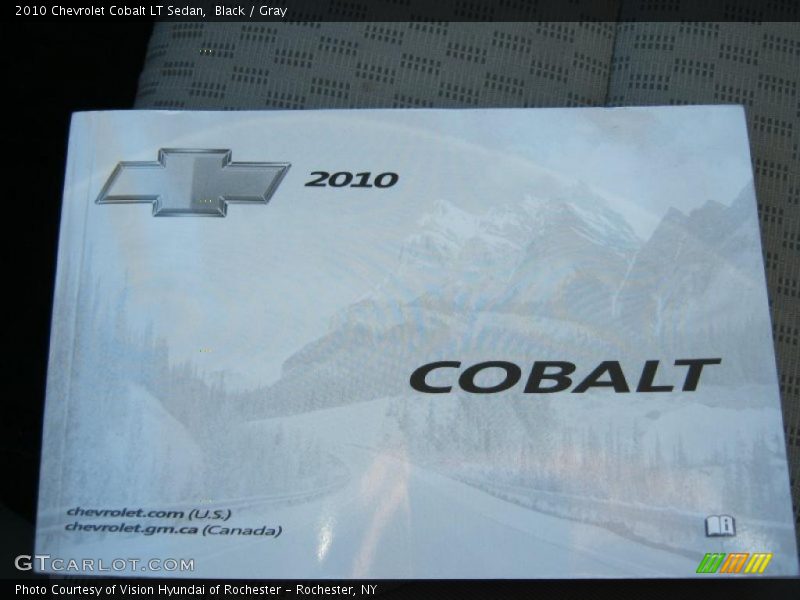 Black / Gray 2010 Chevrolet Cobalt LT Sedan
