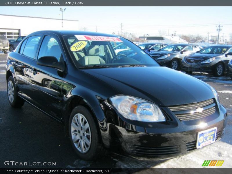 Black / Gray 2010 Chevrolet Cobalt LT Sedan