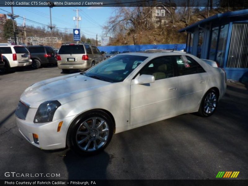 White Diamond / Cashmere 2006 Cadillac CTS Sedan
